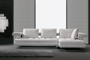 design initial furniture white leather sofa